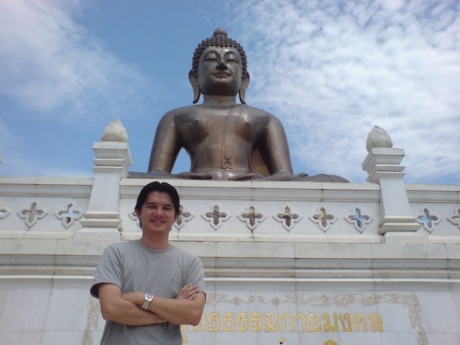 Myself & Buddha Statue @Wat Phuttathiwat